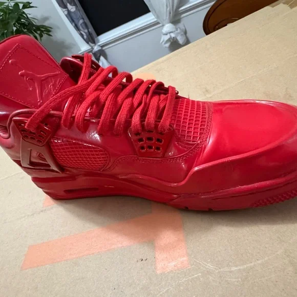 Jordan Men's Bold Red Sneakers - Picture 9 of 12